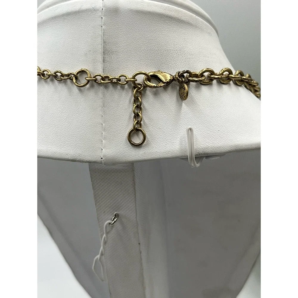 J. Crew Black Gray and Taupe Clear‎ Rhinestone Cluster Statement Necklace